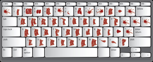 Backspin capitol letters