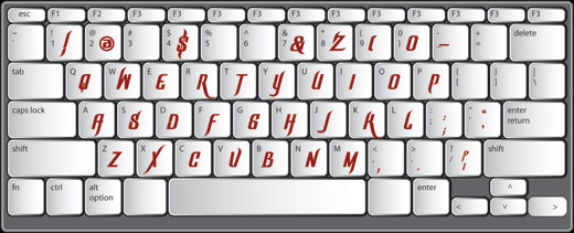 Graffick Uppercase Letters