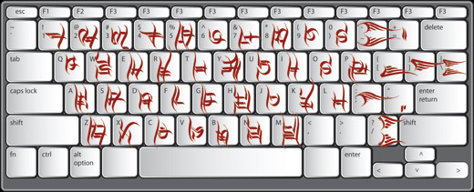 RaseDowne lowercase letters