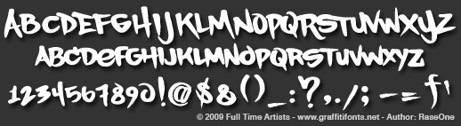 Captions tag font alphabet