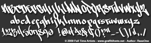 MadProps Sample Graffiti Alphabet