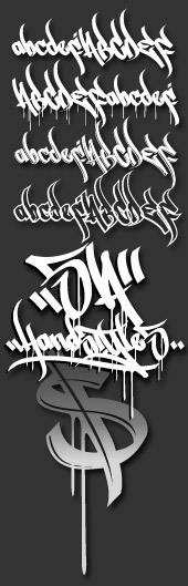 Drip, Streak, Outline & Fill styles