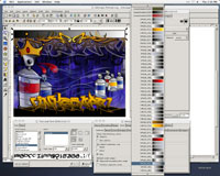 graffiti fonts in action - Inkscape