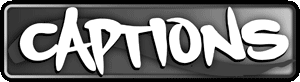 Captions spraypaint font title image