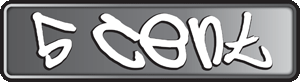 5 cent graffiti font title image